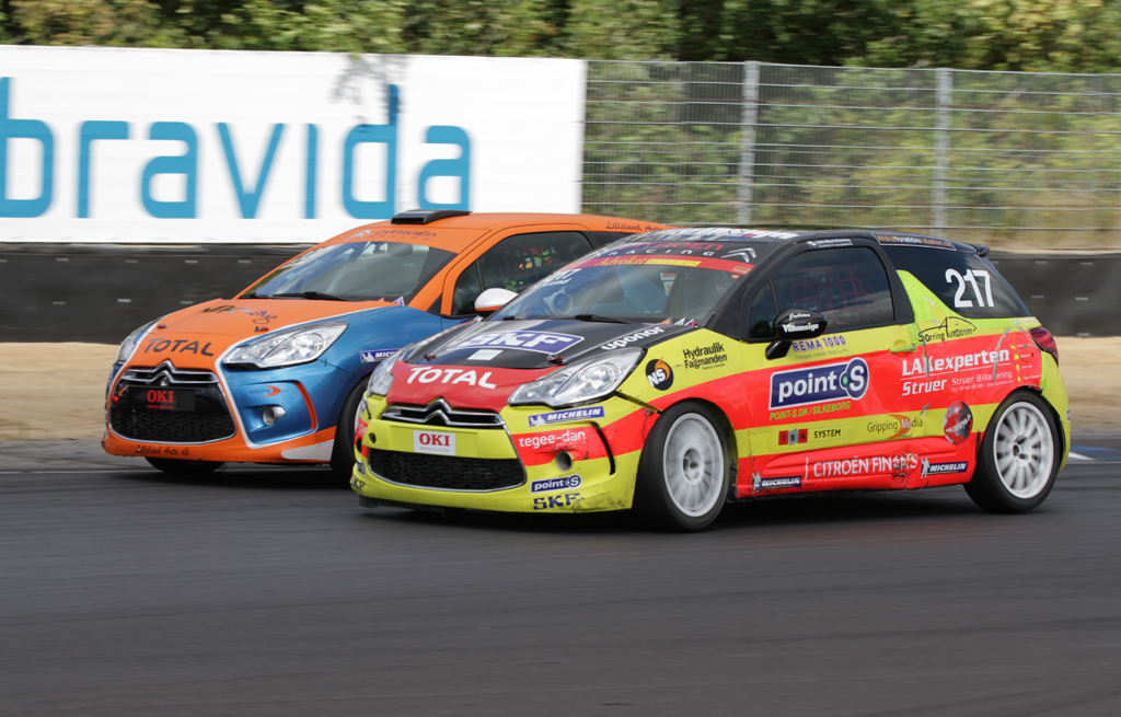 Kim Lund måtte kæmpe hård for sin sejr
(Foto: Motorsporten.dk)